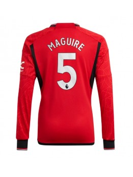 Manchester United Harry Maguire #5 Domaci Dres 2023-24 Dugim Rukavima